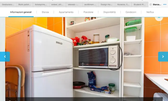 Rexer-Roma-Stanza-singola-con-bagno-privato-in-camera-CUCINA