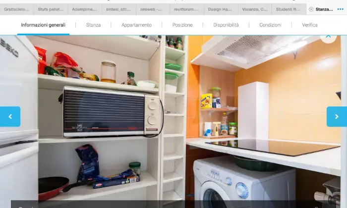 Rexer-Roma-Stanza-singola-con-bagno-privato-in-camera-CUCINA