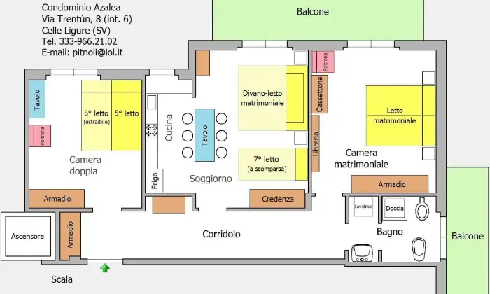 Rexer-Celle-Ligure-Bellissimo-trilocale-vicinissimo-al-mare-affitto-mensile-Altro