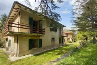 Rexer-Cagli-Tre-fabbricati-con-ampio-parco-vicino-bel-centro-storico-Marche-Giardino