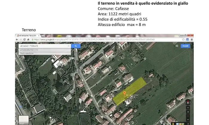 Rexer-Cafasse-Vendo-terreno-edificabile-con-progetto-villetta-approvato-Vista-aerea